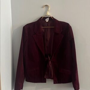 Old Navy Deep Burgundy Women's Blazer